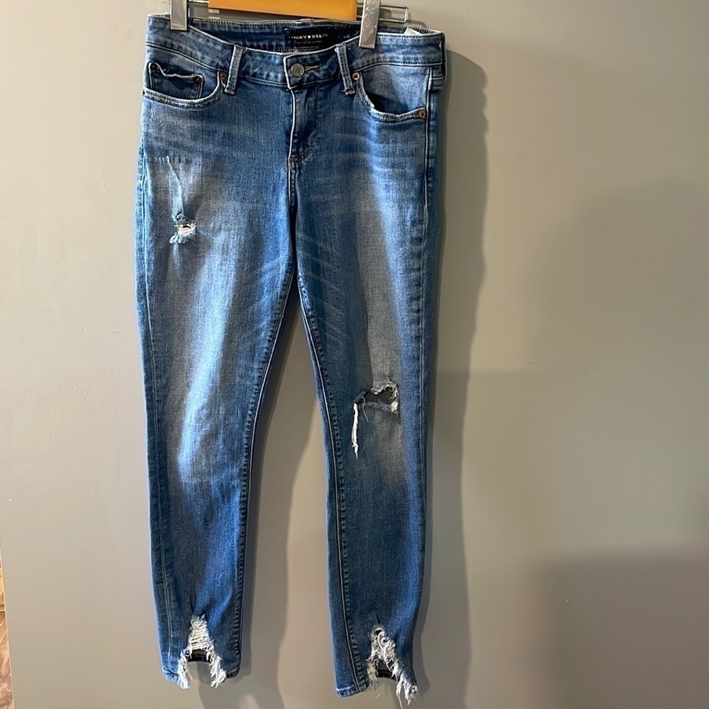 Lucky Brand Lolita Distressed Skinny Jeans